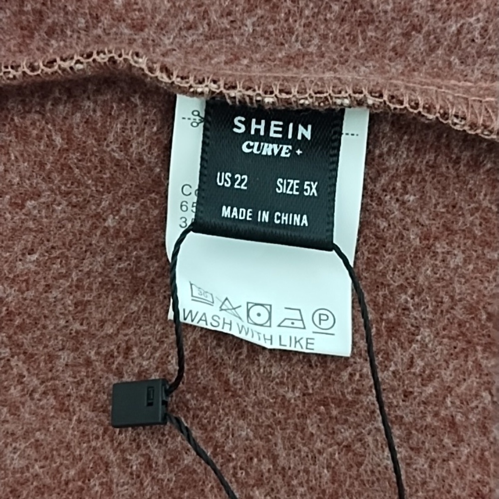 Shein Curve open front jacket Size 5X - Picture 6 of 7